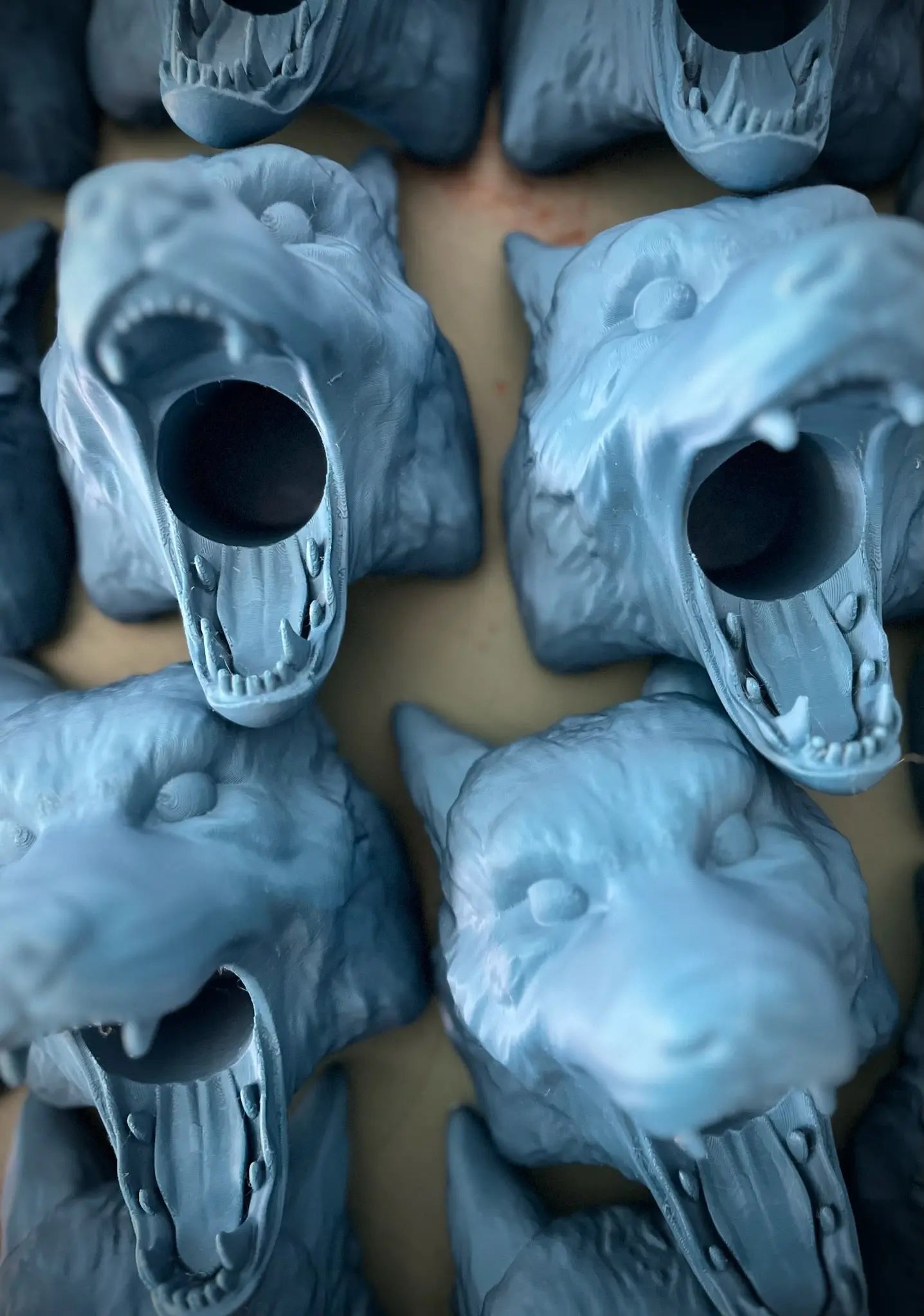 Wolf Head Small Pencil/Pen Holder (OJ3D) V1 OJAI3D