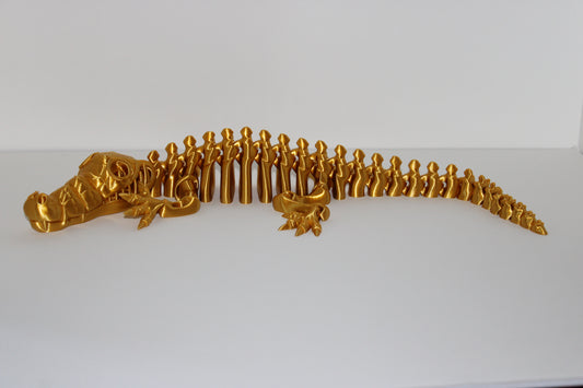 Flexi Skeleton Crocodiles (Fully Articulated) (FF3D)