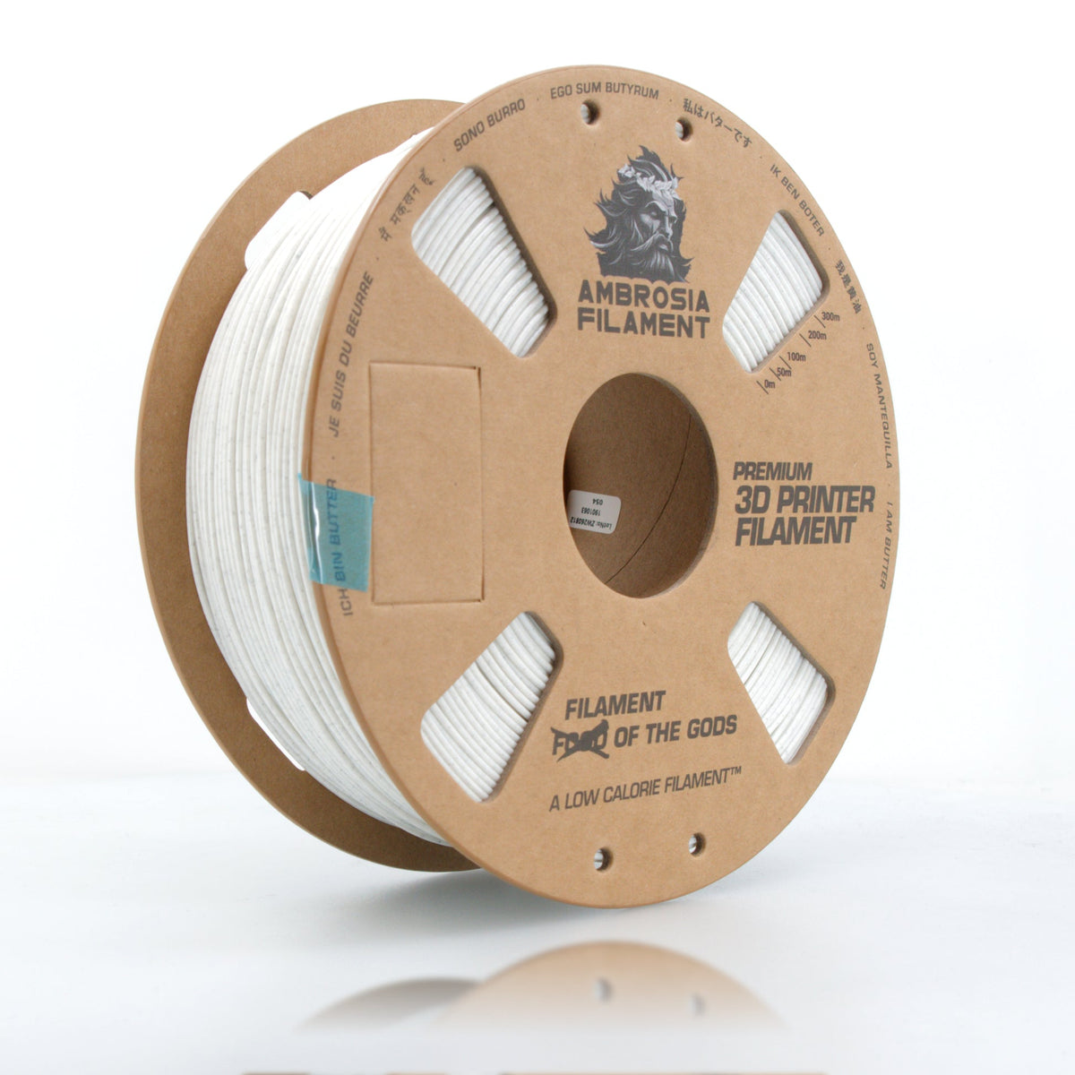 AMBROSIA ASA Filament of the Gods - 1KG Bambu AMS Friendly Cardboard Spools Premium 3D Printing Filament House ASA