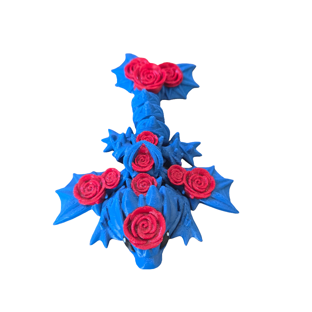 Baby Rose Wyven Dragon Keychain (Limited Edition)