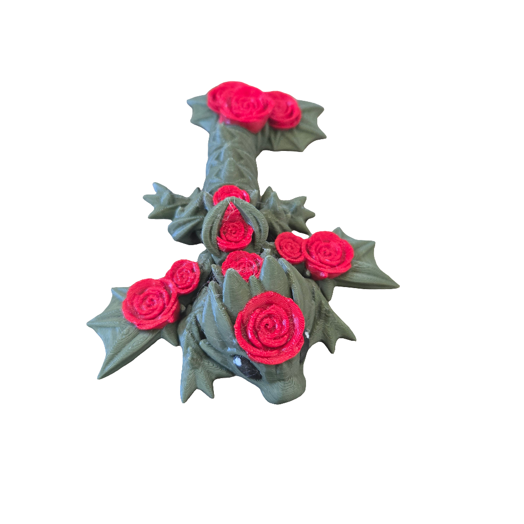 Baby Rose Wyven Dragon Keychain (Limited Edition)