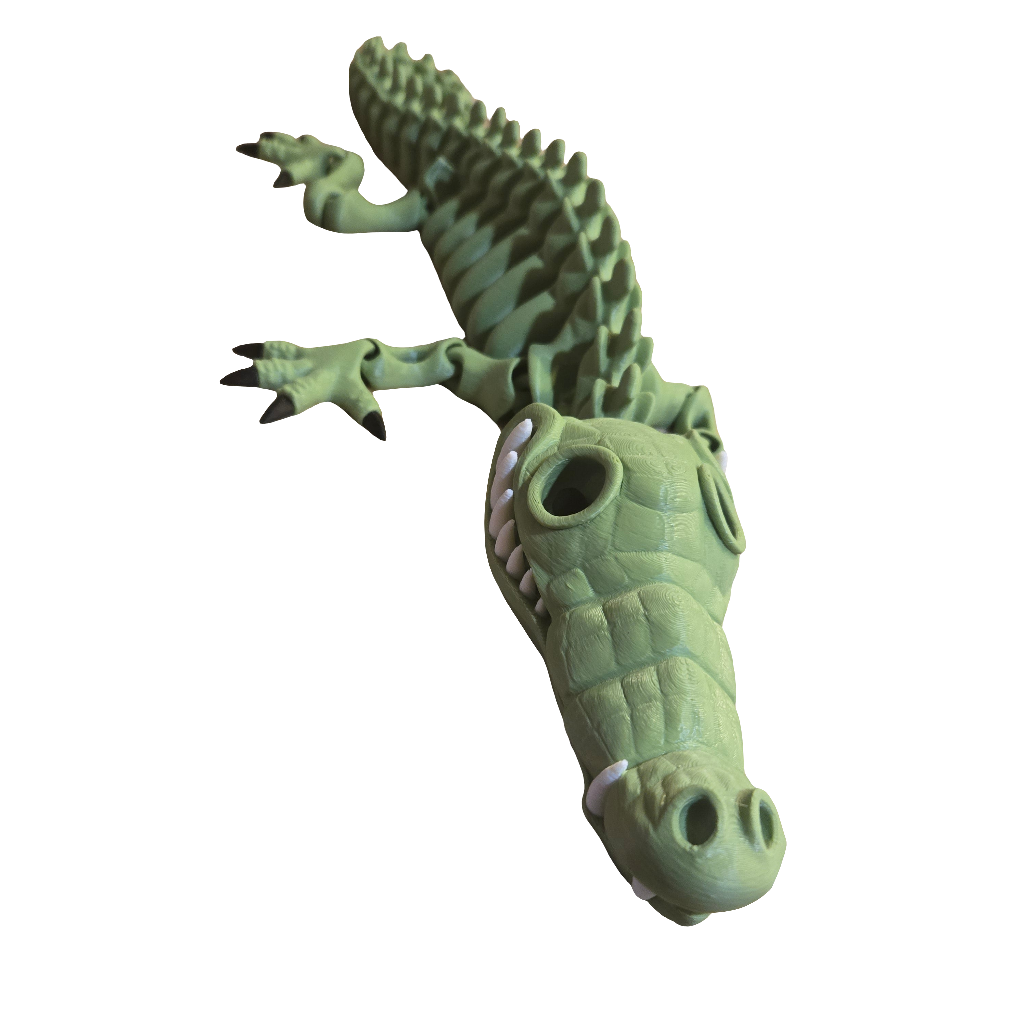 3-Color Skeleton Crocodile (Articulated) (Adult)