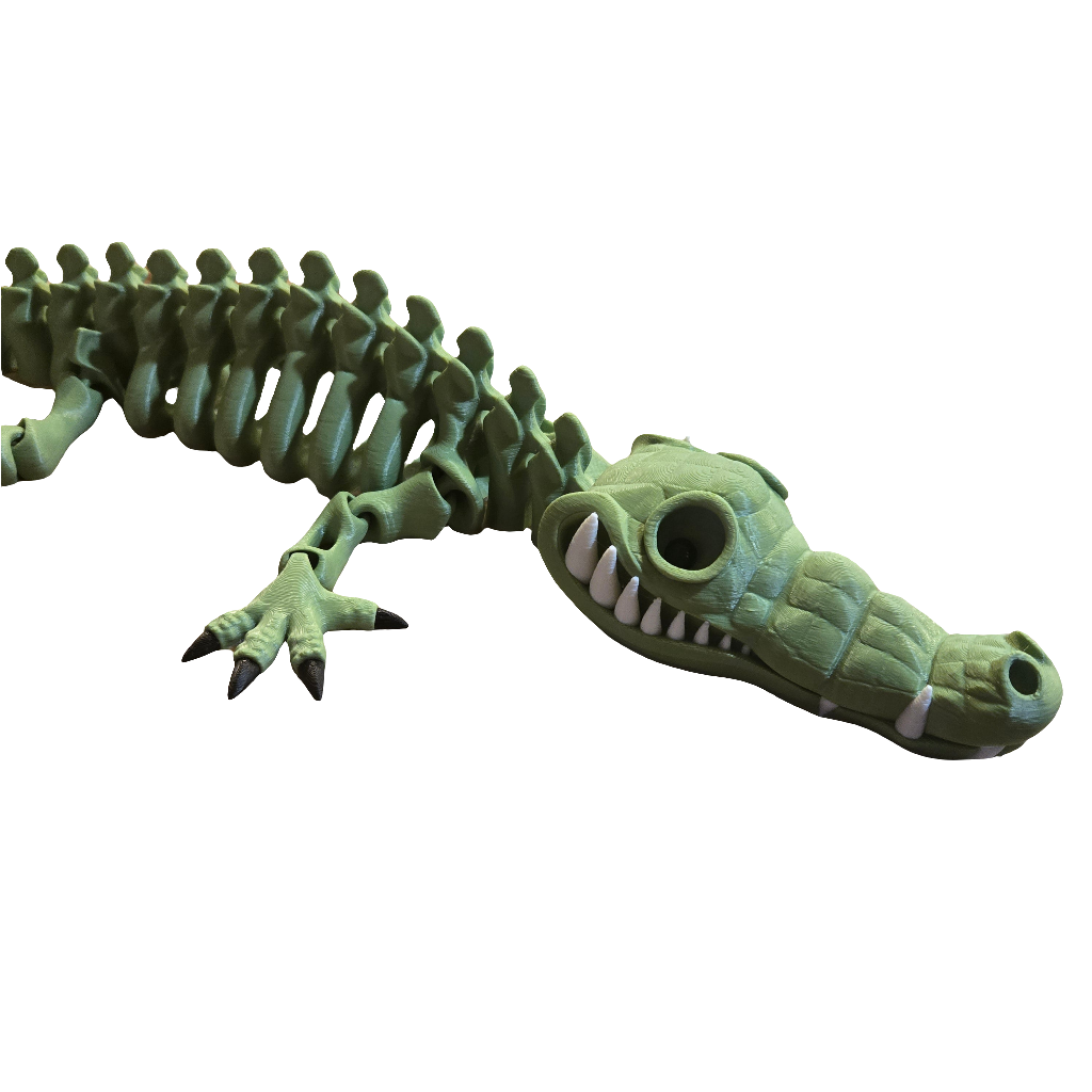 3-Color Skeleton Crocodile (Articulated) (Adult)