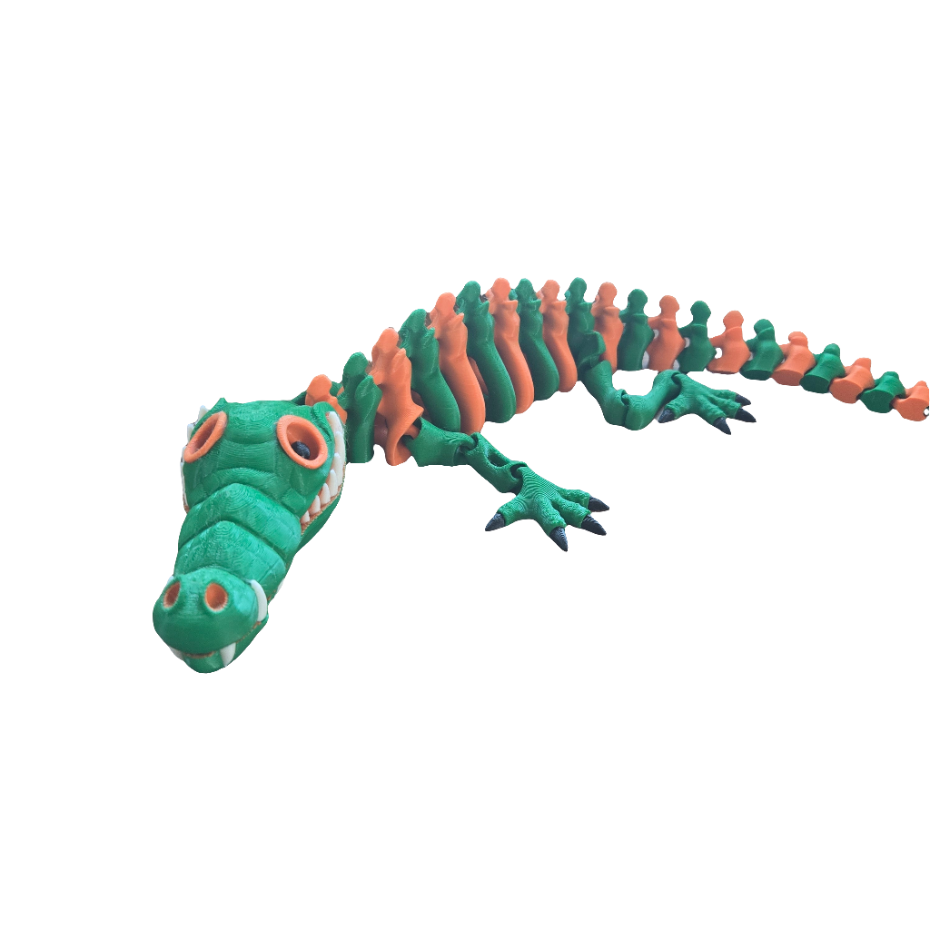 4-Color Limited Articulated Skeleton Crocodile (Teen)