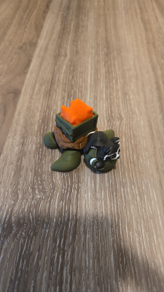Dumpster Fire Turtle