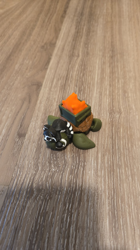 Dumpster Fire Turtle