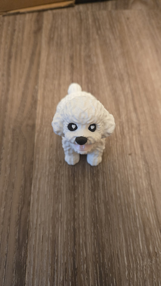 Poodle Keychain