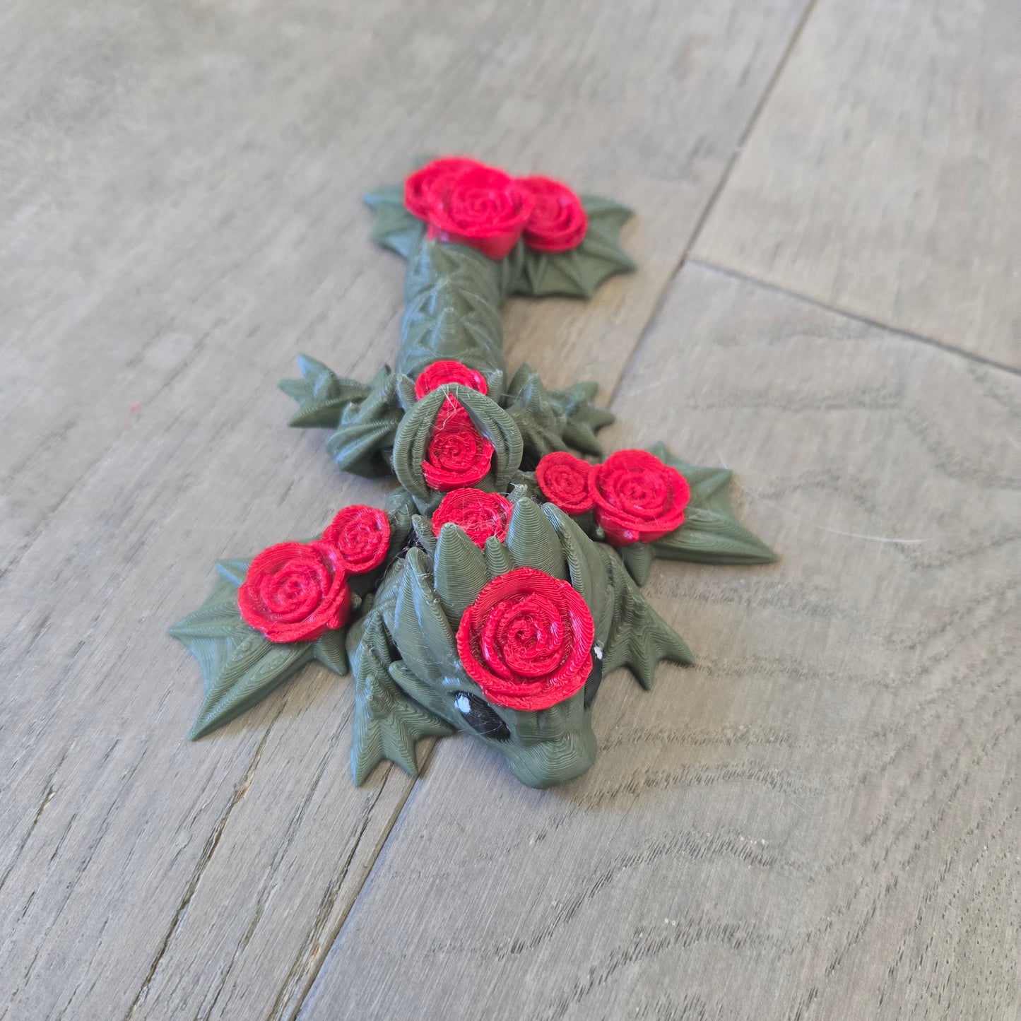 Baby Rose Wyven Dragon Keychain (Limited Edition)