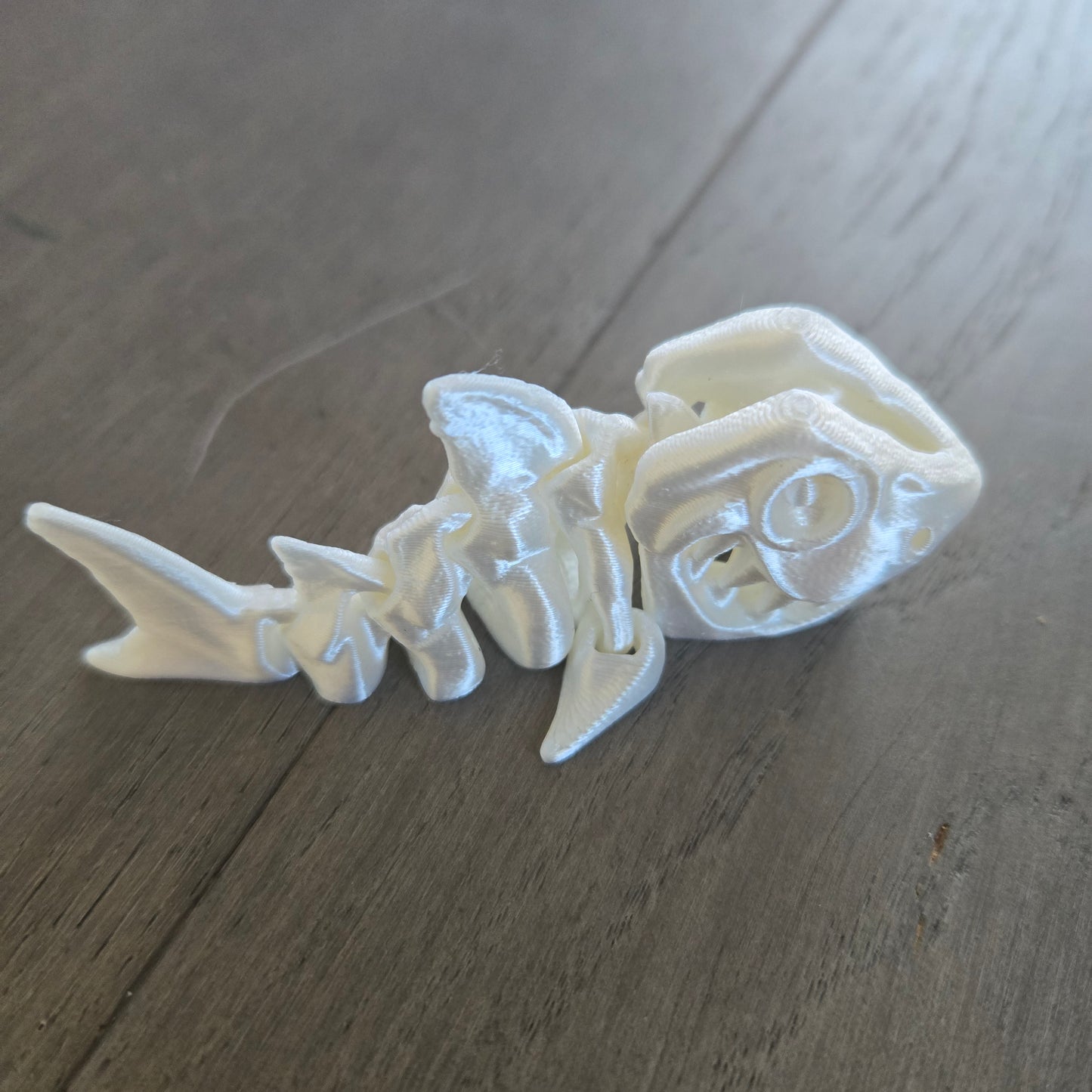 Mini Skeleton Shark Keychain (V1) (FF3D)