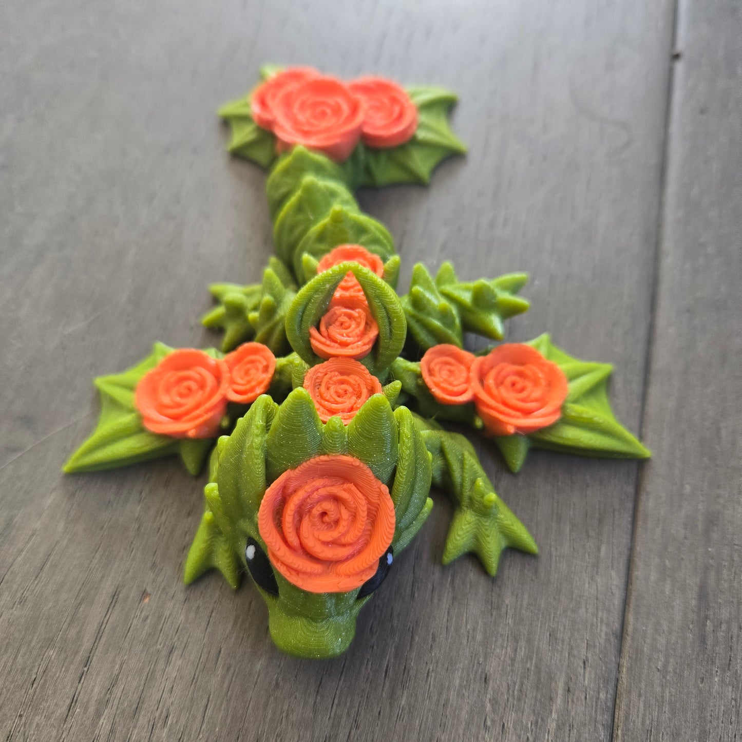 Baby Rose Wyven Dragon Keychain (Limited Edition)