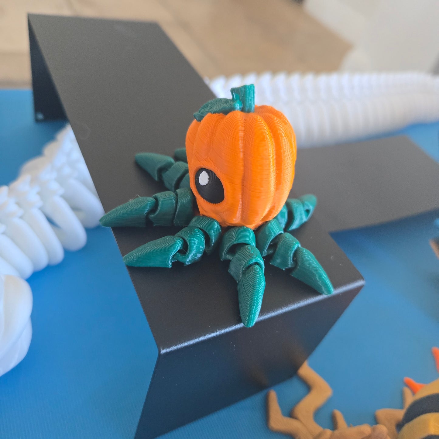 Pumpkin Octo Keychain