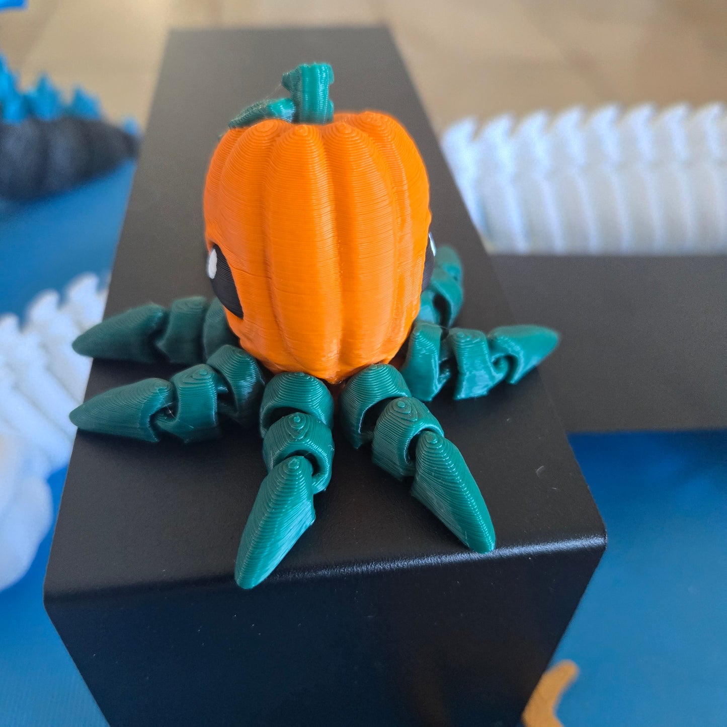 Pumpkin Octo Keychain