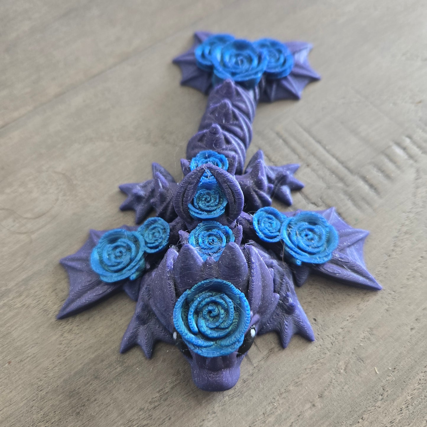 Baby Rose Wyven Dragon Keychain (Limited Edition)