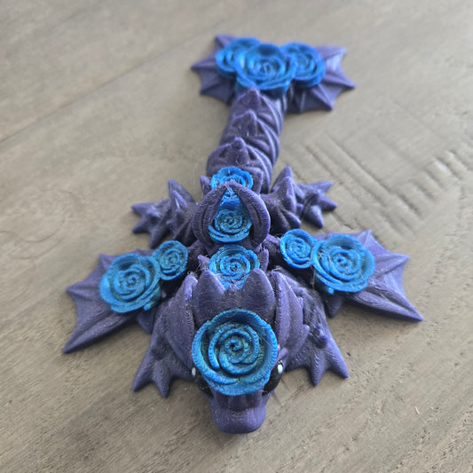 Baby Rose Wyven Dragon Keychain (Limited Edition)